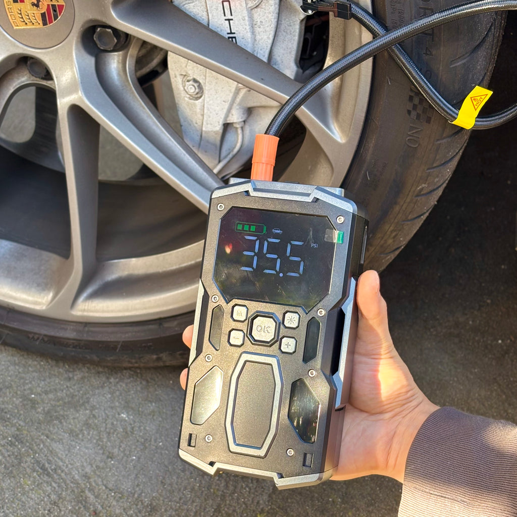 Sun Harbour | 1200A Jump Starter | Emergency Light | Air Compressor | Power Bank | 4-in-1 Kit - Sun Harbour Energy M03