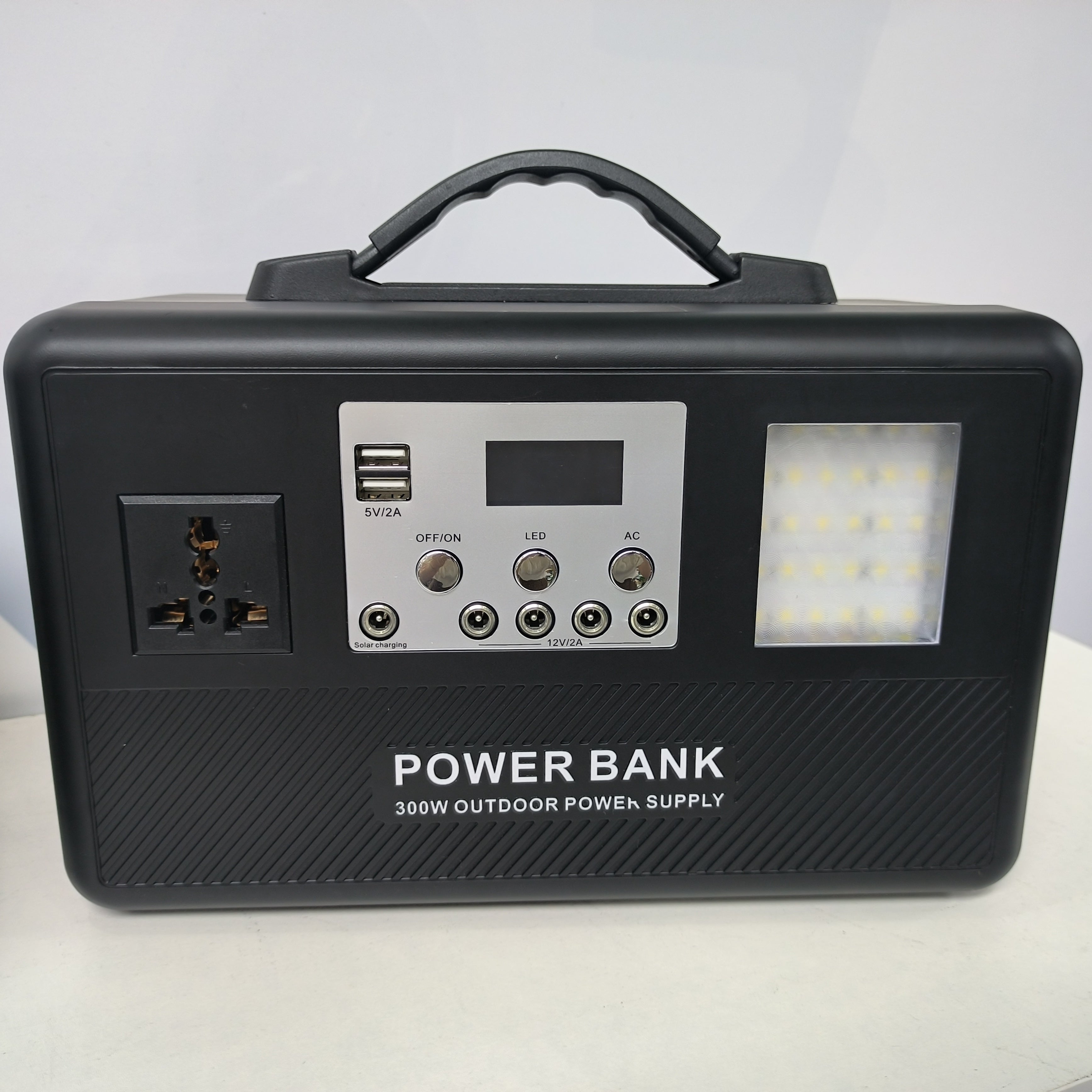 Sun Harbour | 300W LiFePO4 Portable Power Station | Wood Grain & Black Options | Lightweight Power Bank - Sun Harbour Energy GF-E300