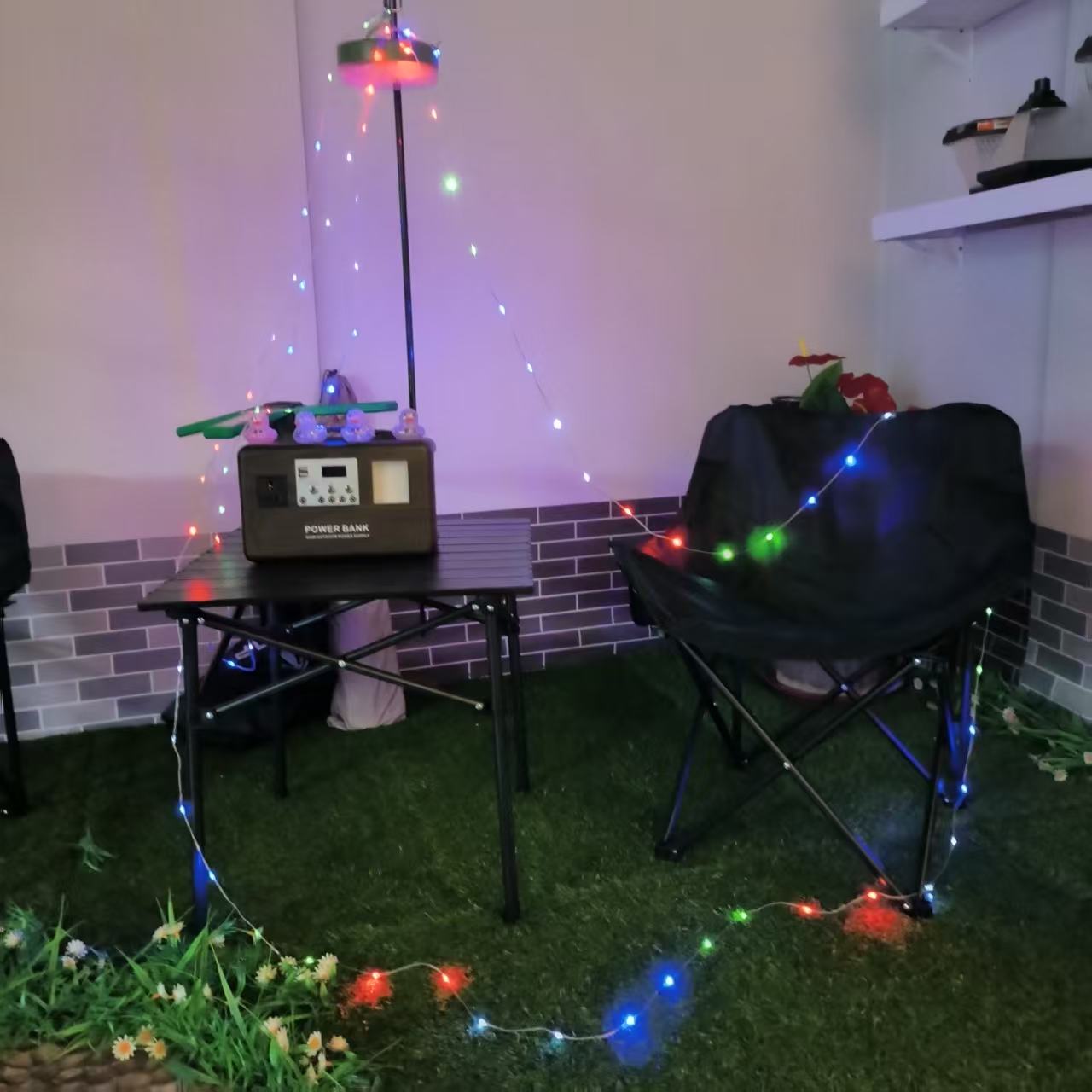 Sun Harbour | Solar 2000mAh LED Multi-Color & Warm White String Lights | 2-in-1 Rechargeable Tent Lantern | USB & Solar Charging - Sun Harbour Energy