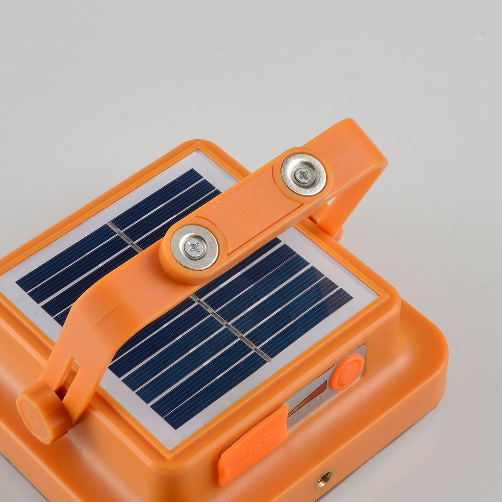 Sun Harbour | Solar LED Flood Light | USB Rechargeable Power Bank | Portable Camping Led Solar Flashlight | Emergency Camping Light | SunHarbour D-Series D6