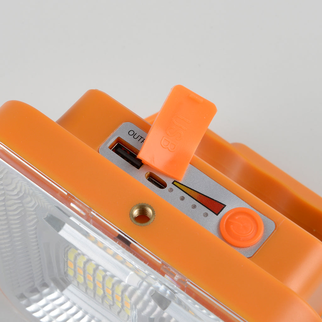 Sun Harbour | Solar LED Flood Light | USB Rechargeable Power Bank | Portable Camping Led Solar Flashlight | Emergency Camping Light | SunHarbour D-Series D6