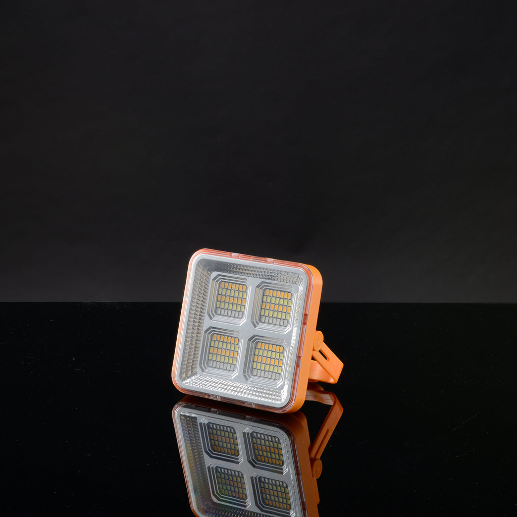 Sun Harbour | Solar LED Flood Light | USB Rechargeable Power Bank | Portable Camping Led Solar Flashlight | Emergency Camping Light | SunHarbour D-Series D6