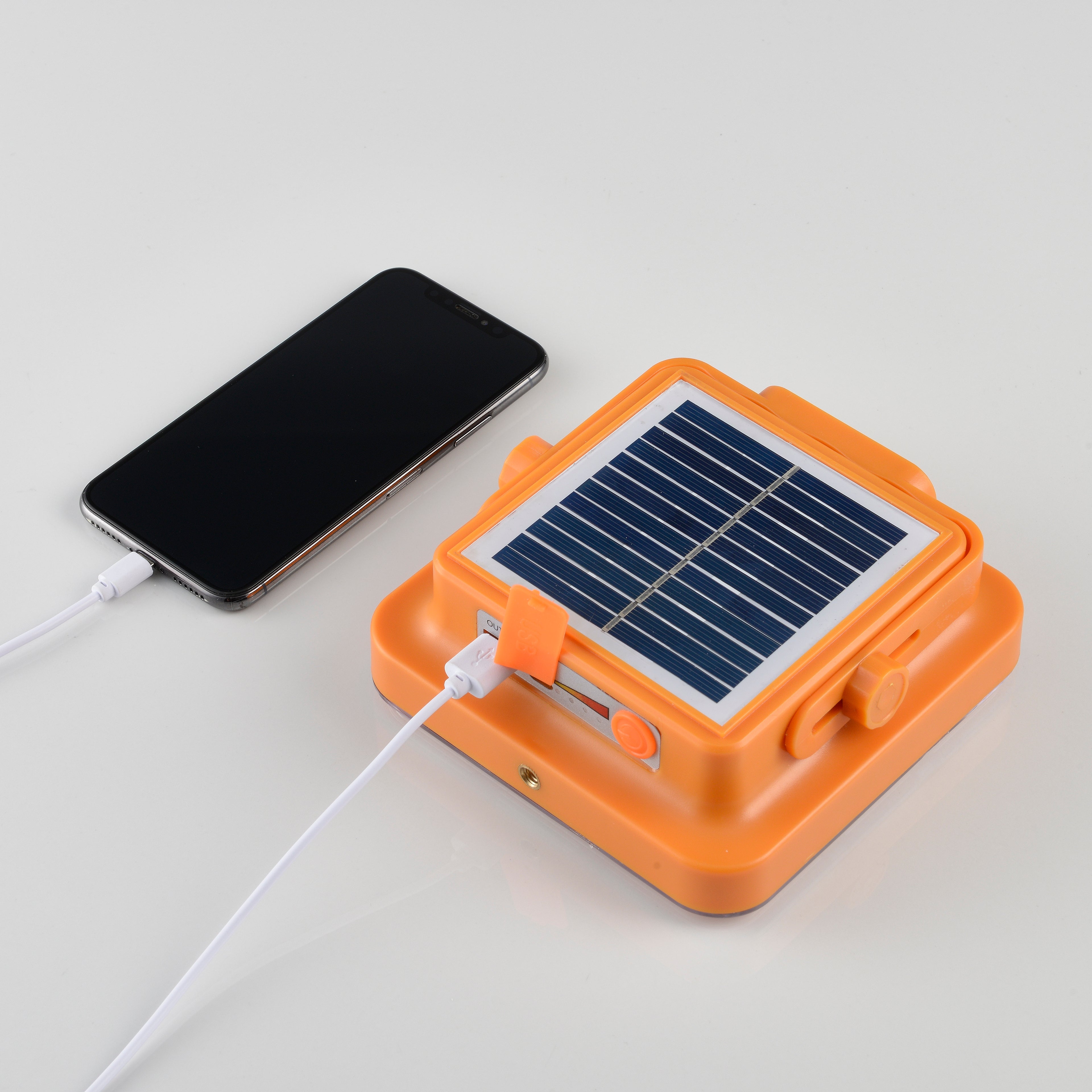 Sun Harbour | Solar LED Flood Light | USB Rechargeable Power Bank | Portable Camping Led Solar Flashlight | Emergency Camping Light | SunHarbour D-Series D6