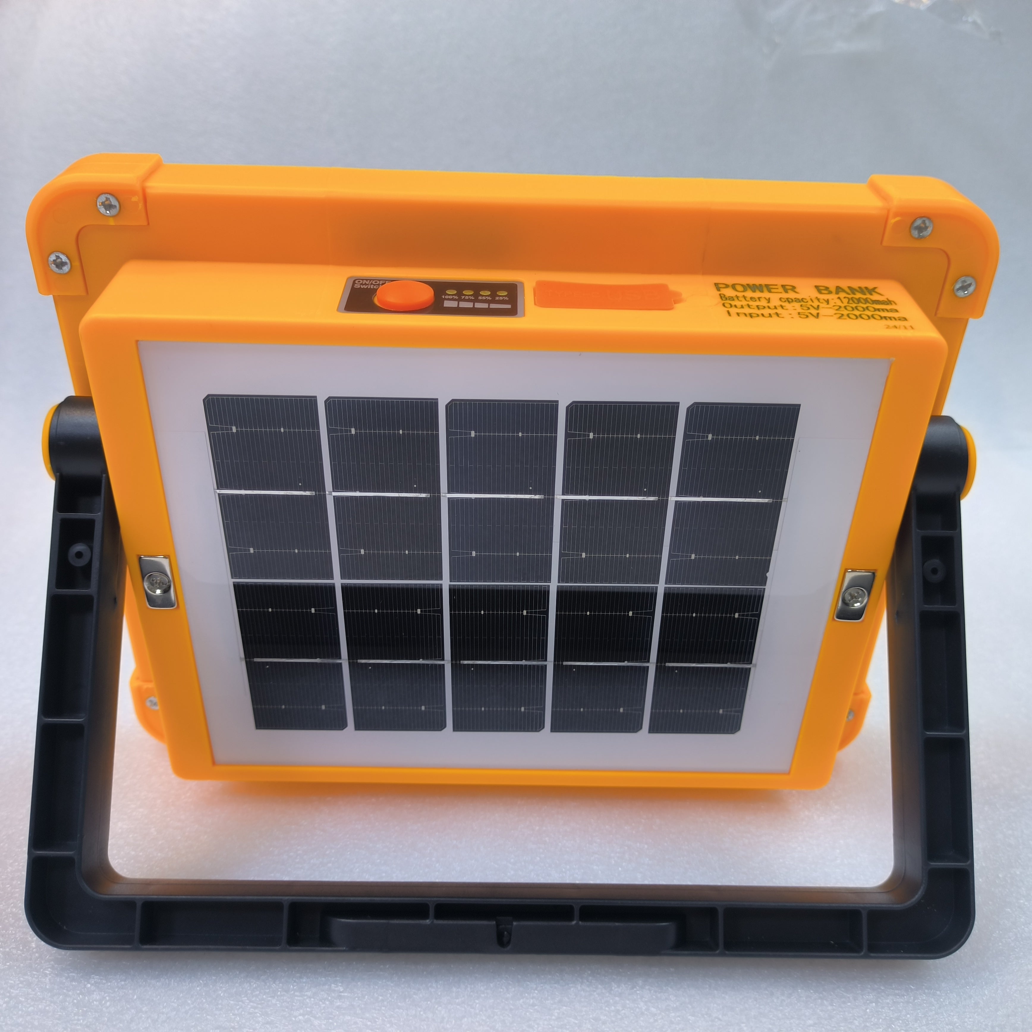 Sun Harbour | Solar LED Flood Light | USB Rechargeable Power Bank | Portable Camping Led Solar Flashlight | Emergency Camping Light | SunHarbour D-Series D8