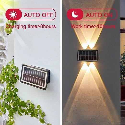 Sun Harbour | Solar Outdoor LED Wall Light Pack - Energy Efficient & Stylish - BDW4 Sun Harbour Energy