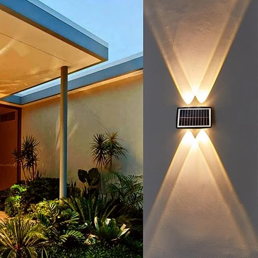 Sun Harbour | Solar Outdoor LED Wall Light Pack - Energy Efficient & Stylish - BDW4 Sun Harbour Energy