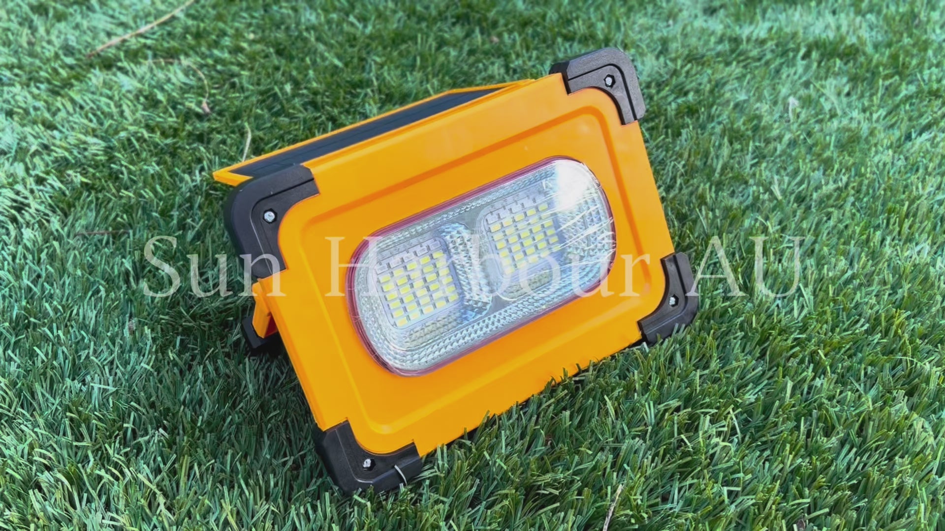 Sun Harbour | Solar LED Flood Light | USB Rechargeable Power Bank | Portable Camping Led Solar Flashlight | Emergency Camping Light | SunHarbour D-Series
