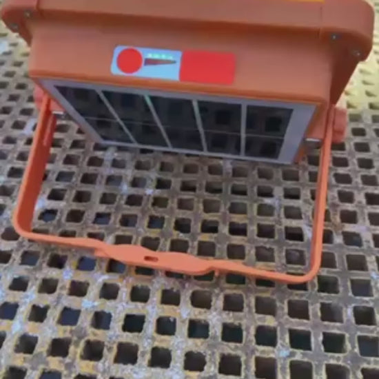Sun Harbour | Solar LED Flood Light | USB Rechargeable Power Bank | Portable Camping Led Solar Flashlight | Emergency Camping Light | SunHarbour D-Series