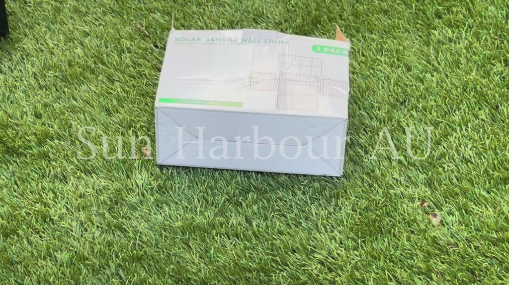 Sun Harbour | Solar Garden Wall Light | Waterproof 100W LED | Outdoor Solar Front Door Light | 3 Head Adjustable Flood Light | Sun Harbour Energy BD100 VIDEO SHOWCASE